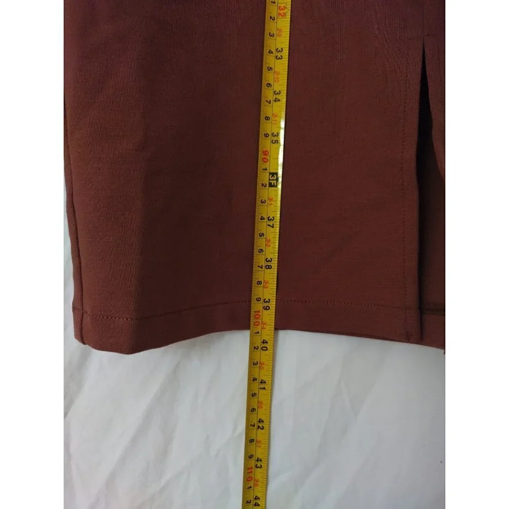 Ingrid Isabel, Straight pants made of Rayon, nylon, spandex, for women, Brown.
